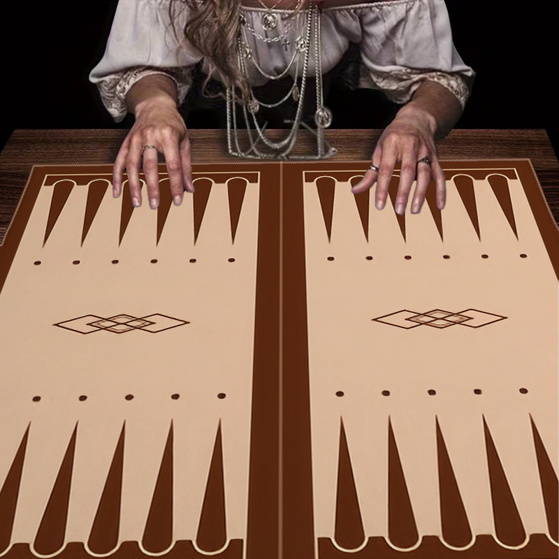 Board Game Vantage - 1 pièce Nappe de Tarot Marron