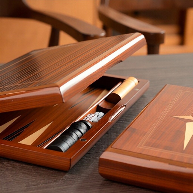 Jeu de backgammon en bois mass - Board Game Vantage avis et prix