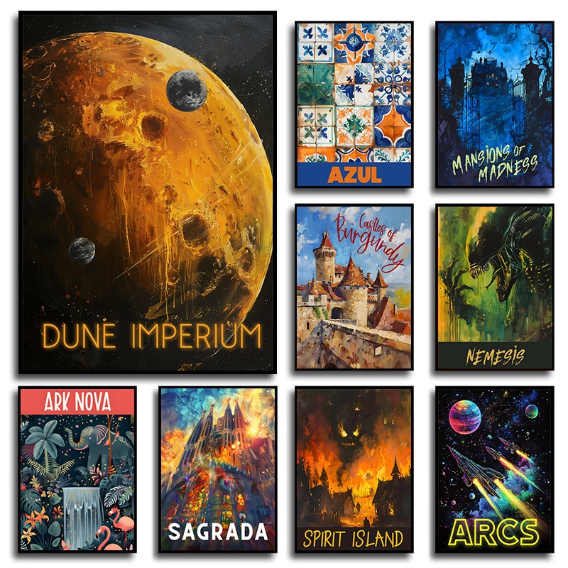 Affiche de jeu de société Arcs - Board Game Dune avis et prix