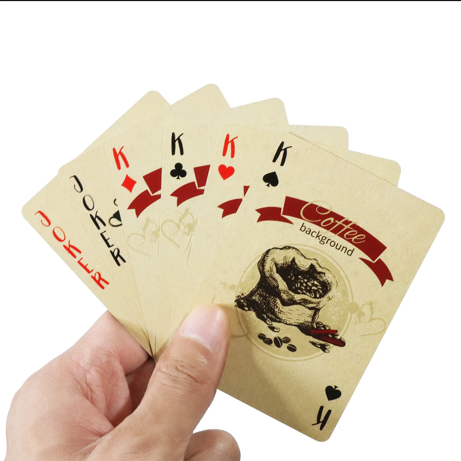 Cartes à jouer en papier café, - Board Game Vantage avis et prix