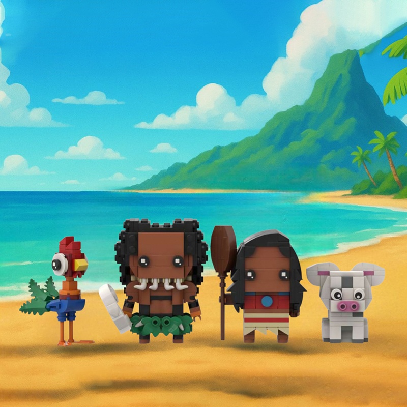 518 pièces MOC Série Moana Bri - Board Game Jumanji avis et prix